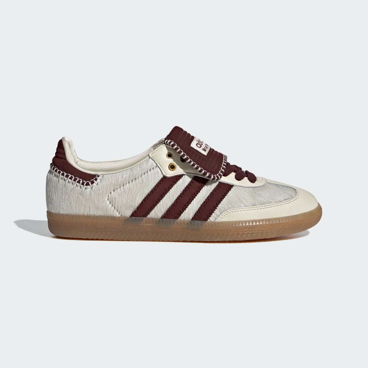 Adidas Wales Bonner Samba PONY Tonal Sneakers - Off White / Coffee Brown - view 3