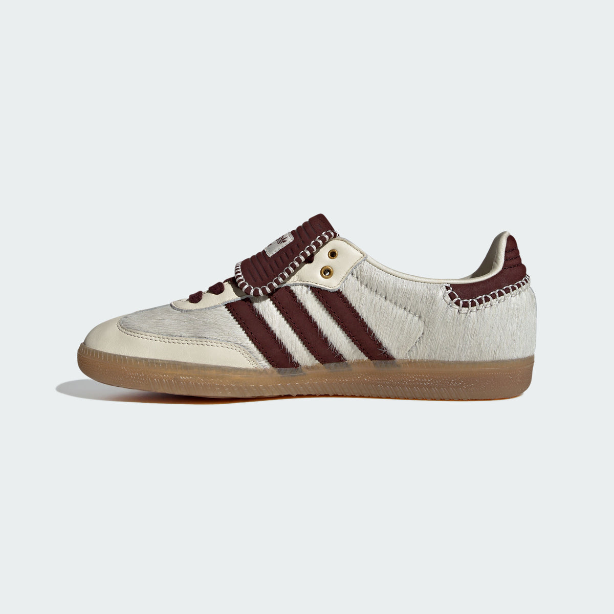 Adidas Wales Bonner Samba PONY Tonal Sneakers - Off White / Coffee Brown - view 5