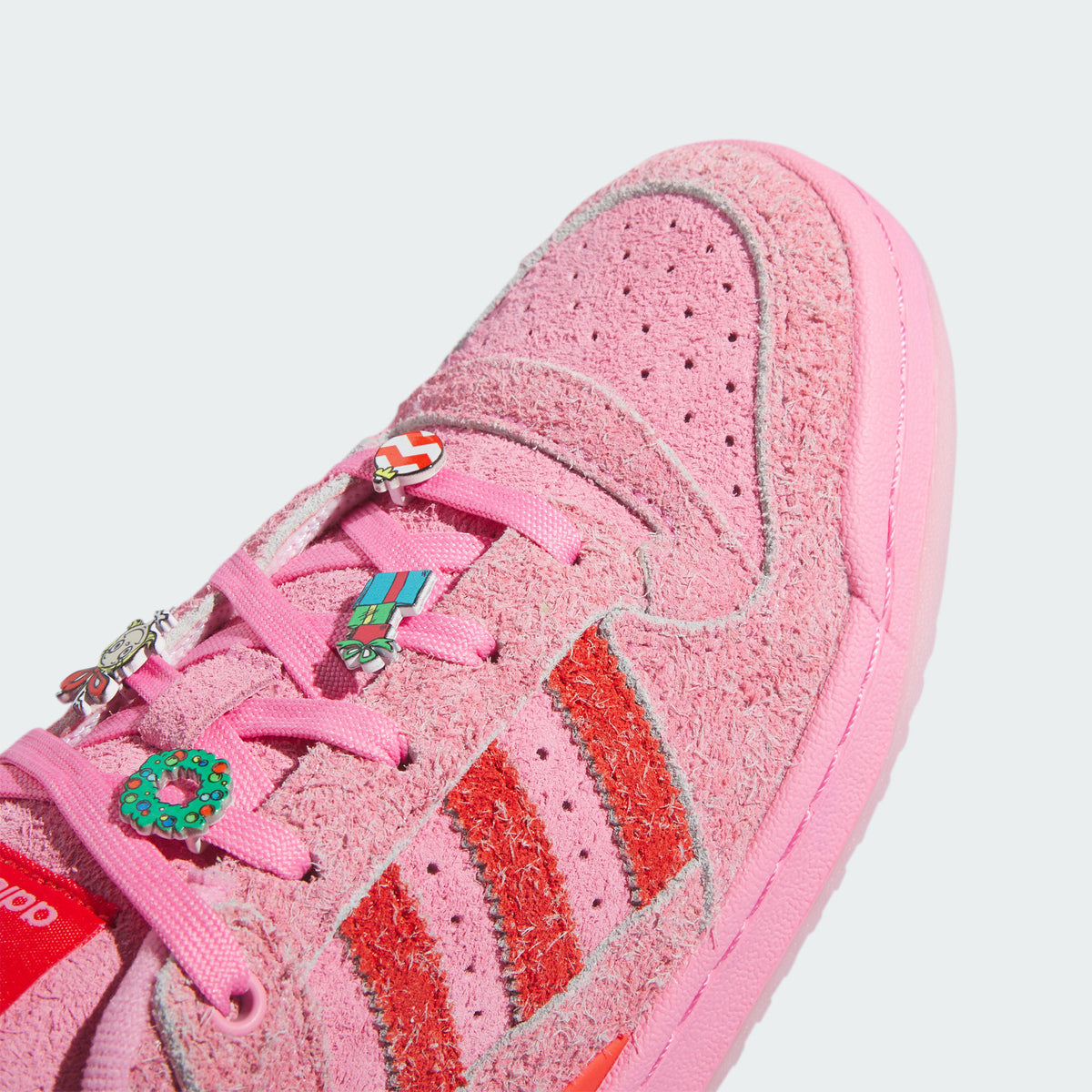 Adidas THE Grinch Forum LOW CL Sneakers - Pink - view 7