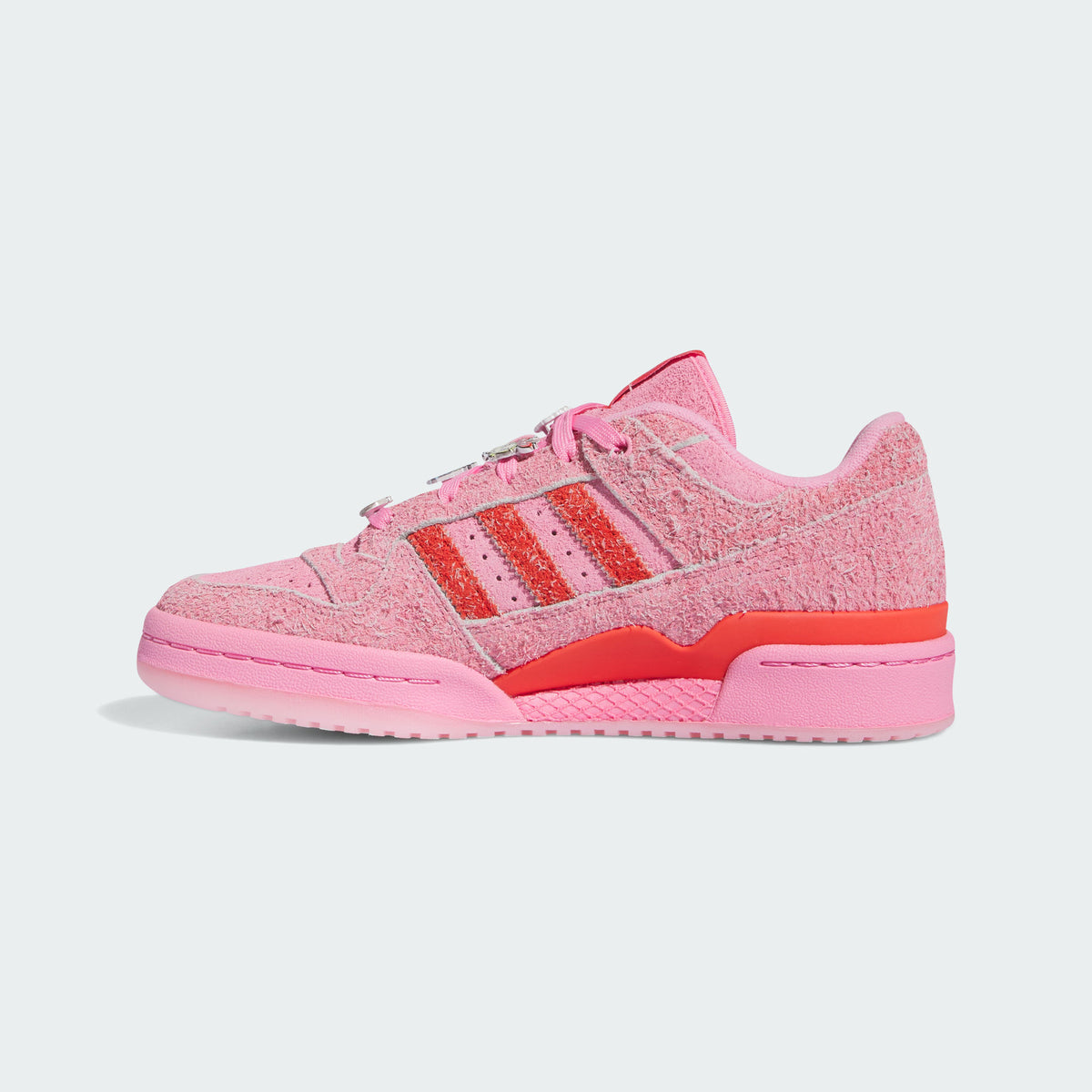 Adidas THE Grinch Forum LOW CL Sneakers - Pink - view 2