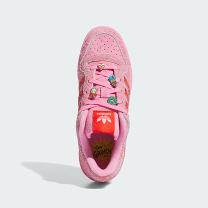 Adidas THE Grinch Forum LOW CL Sneakers - Pink - view 3