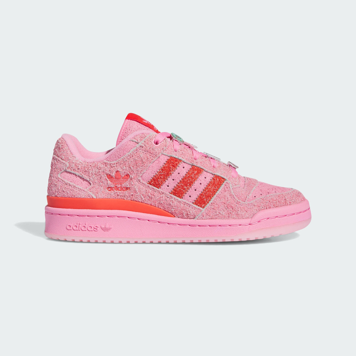 Adidas THE Grinch Forum LOW CL Sneakers - Pink - view 1