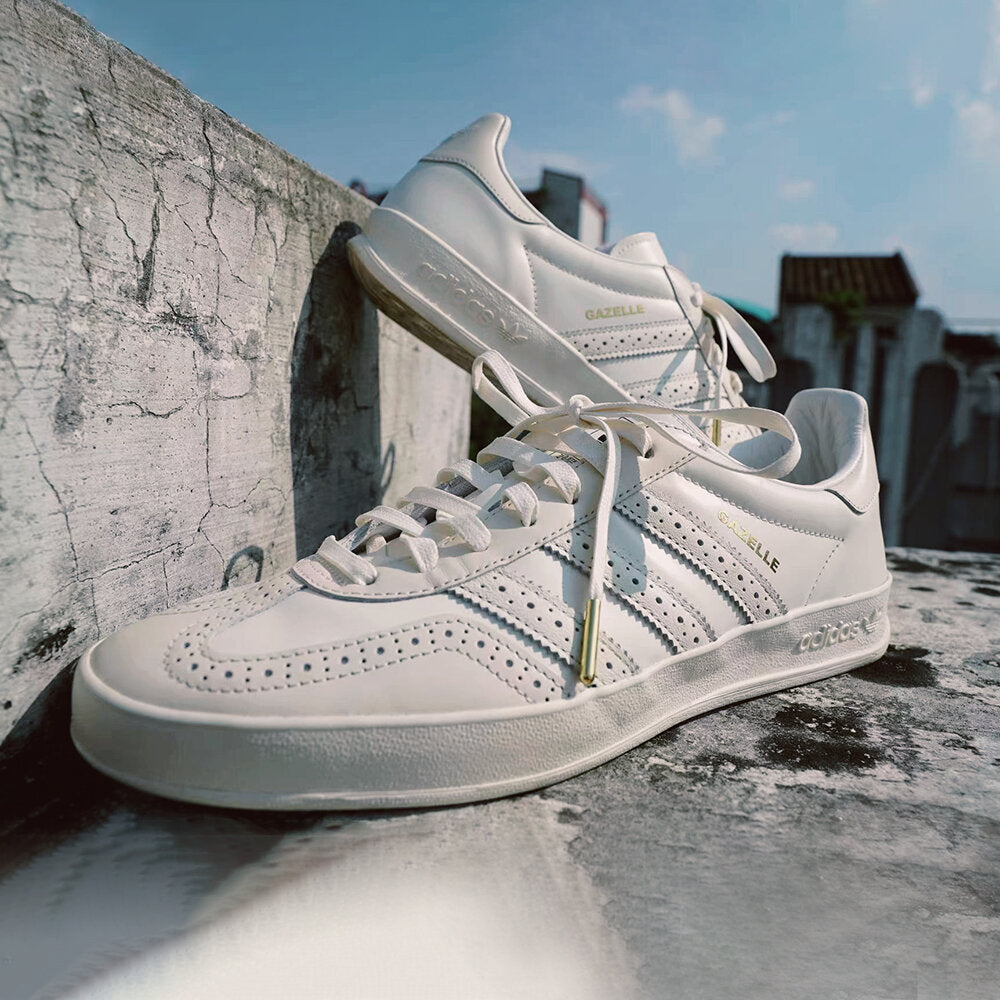 Adidas Gazelle Indoor LOW Trainers Sneakers - White - view 1
