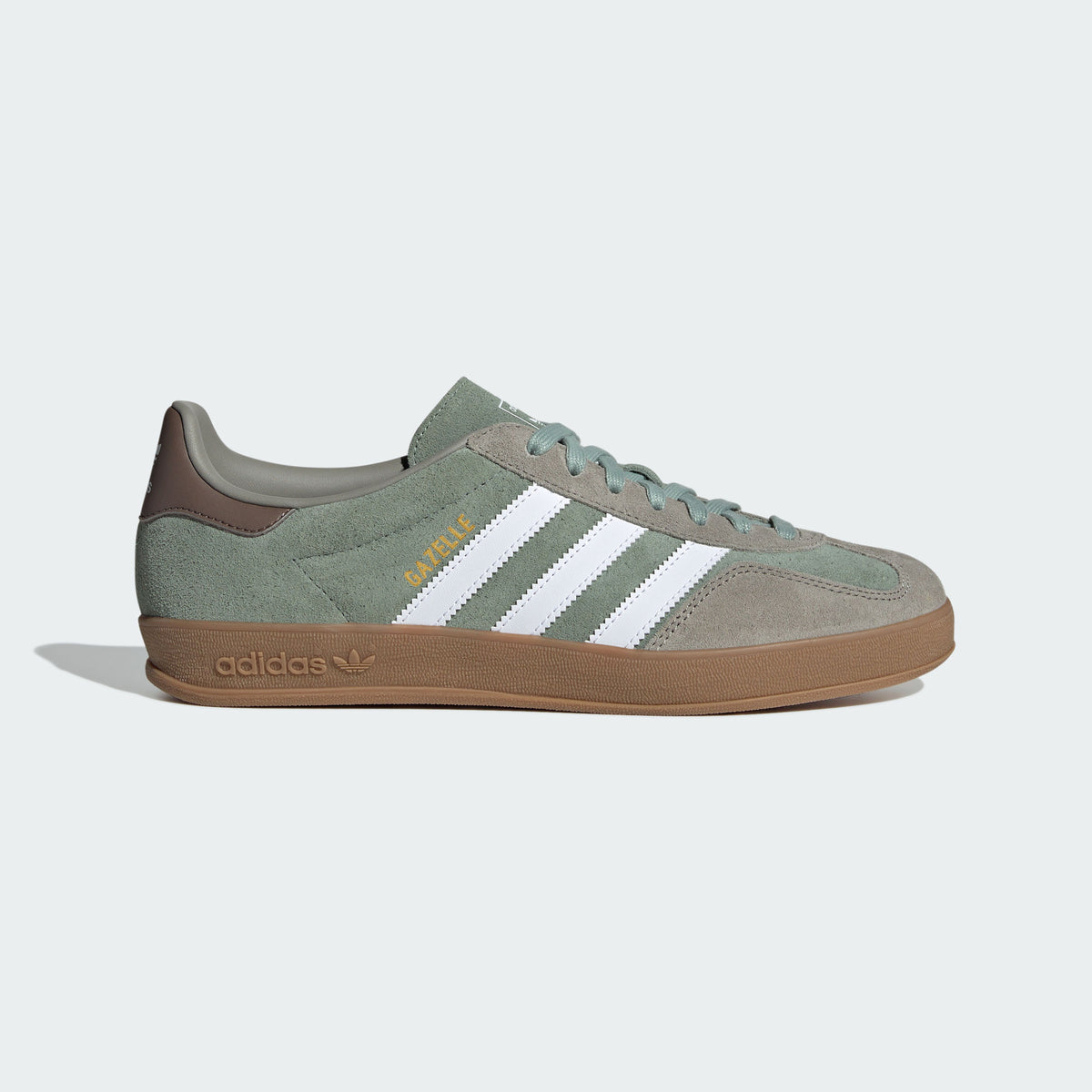 Adidas Gazelle Indoor Sneakers - Pebble Grey / Silver Sage / White - view 1