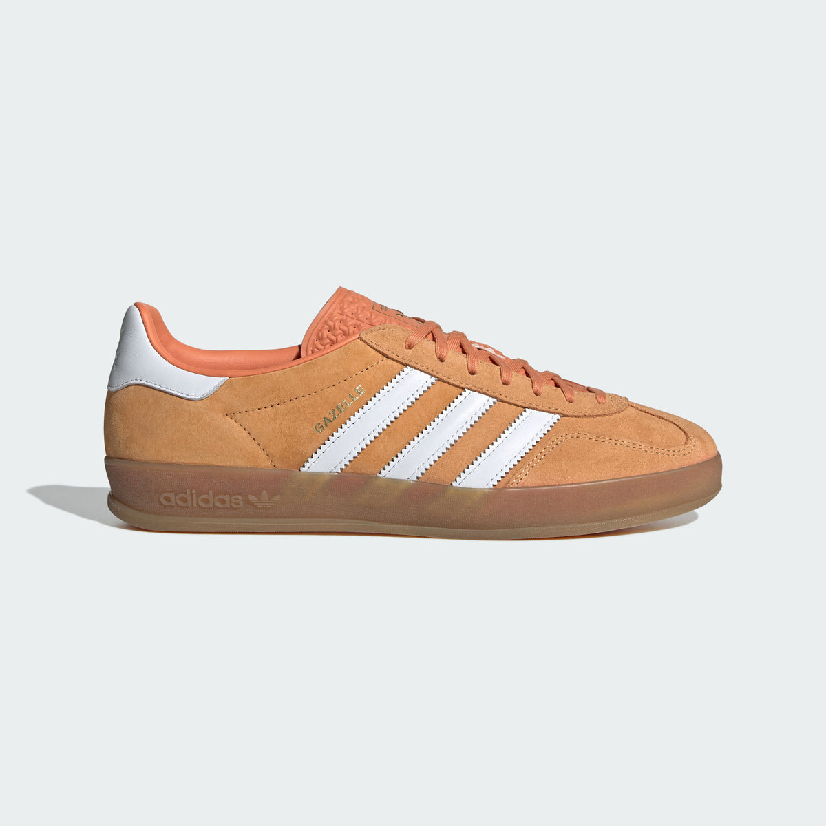 Adidas Gazelle Indoor Sneakers - Pale Khaki Brown / White - view 1