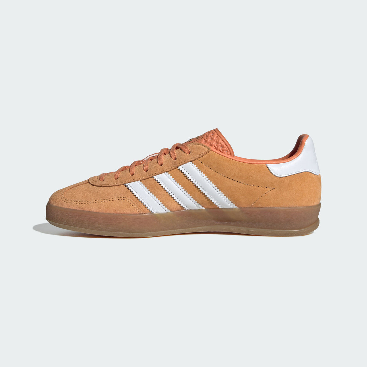 Adidas Gazelle Indoor Sneakers - Pale Khaki Brown / White - view 2
