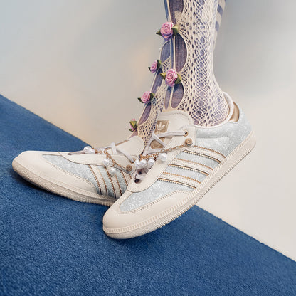 Adidas Samba OG Sneakers - Wonder White / Crystal White / Light Grey - view 3