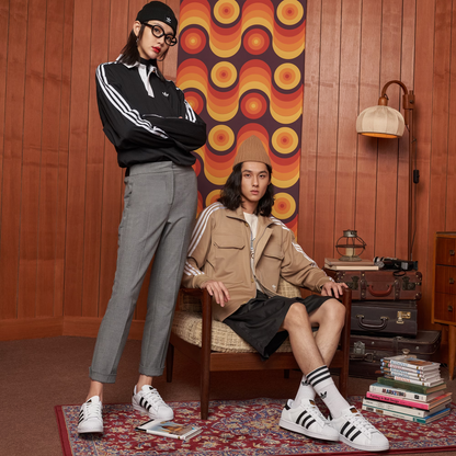 Adidas Superstar Sneakers - White / Core Black - view 1