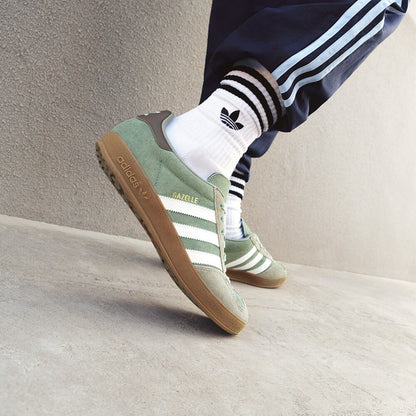 Adidas Gazelle Indoor Sneakers - Pebble Grey / Silver Sage / White - view 2