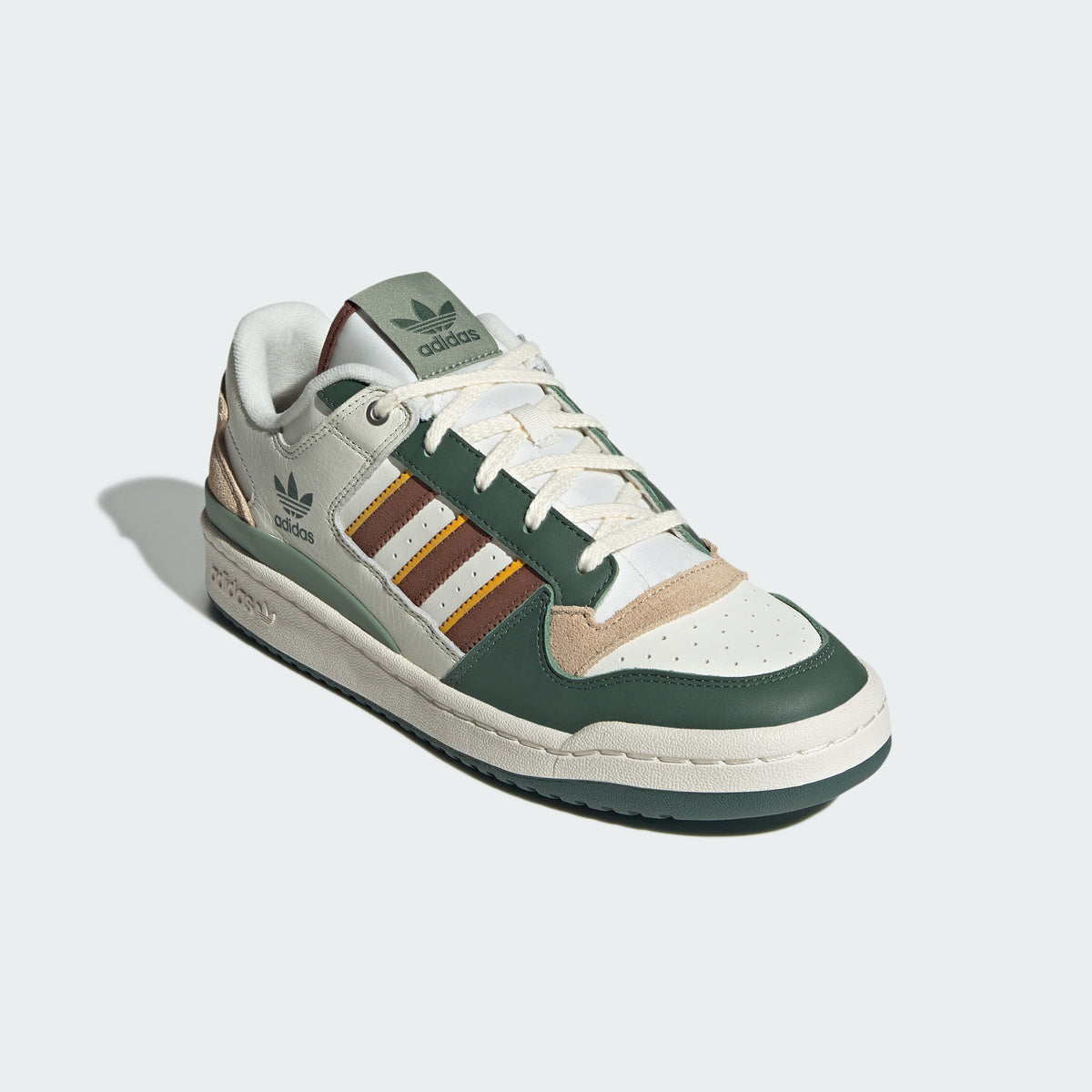 Adidas Forum LOW CL Sneakers - Oxide Green / Soft Brown / Chalk White - view 5