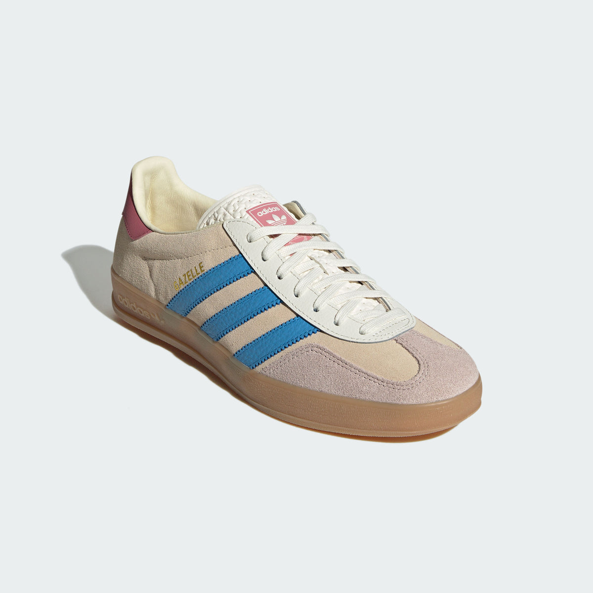 Adidas Gazelle Indoor Sneakers - Sand Strata / Pink White - view 5