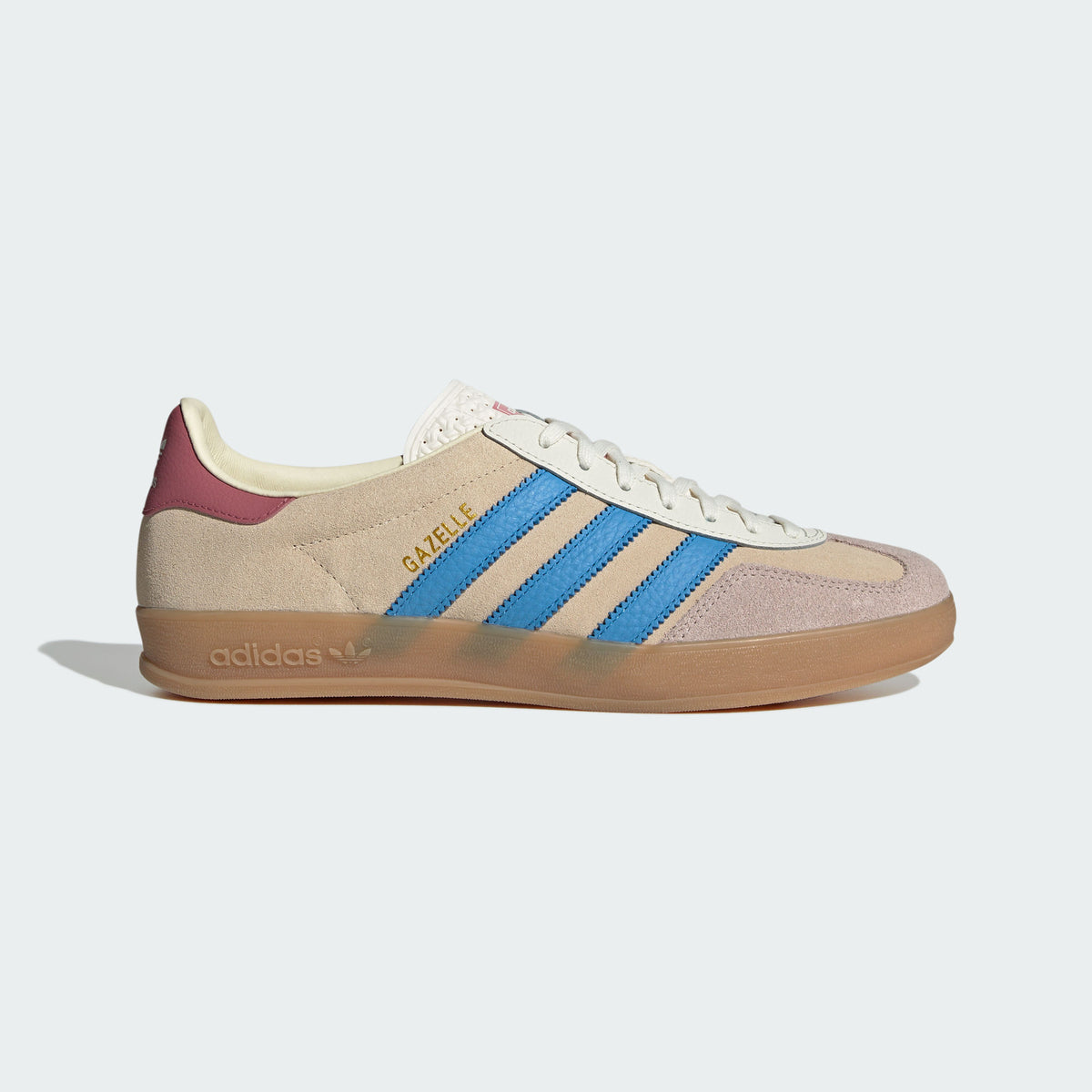 Adidas Gazelle Indoor Sneakers - Sand Strata / Pink White - view 1