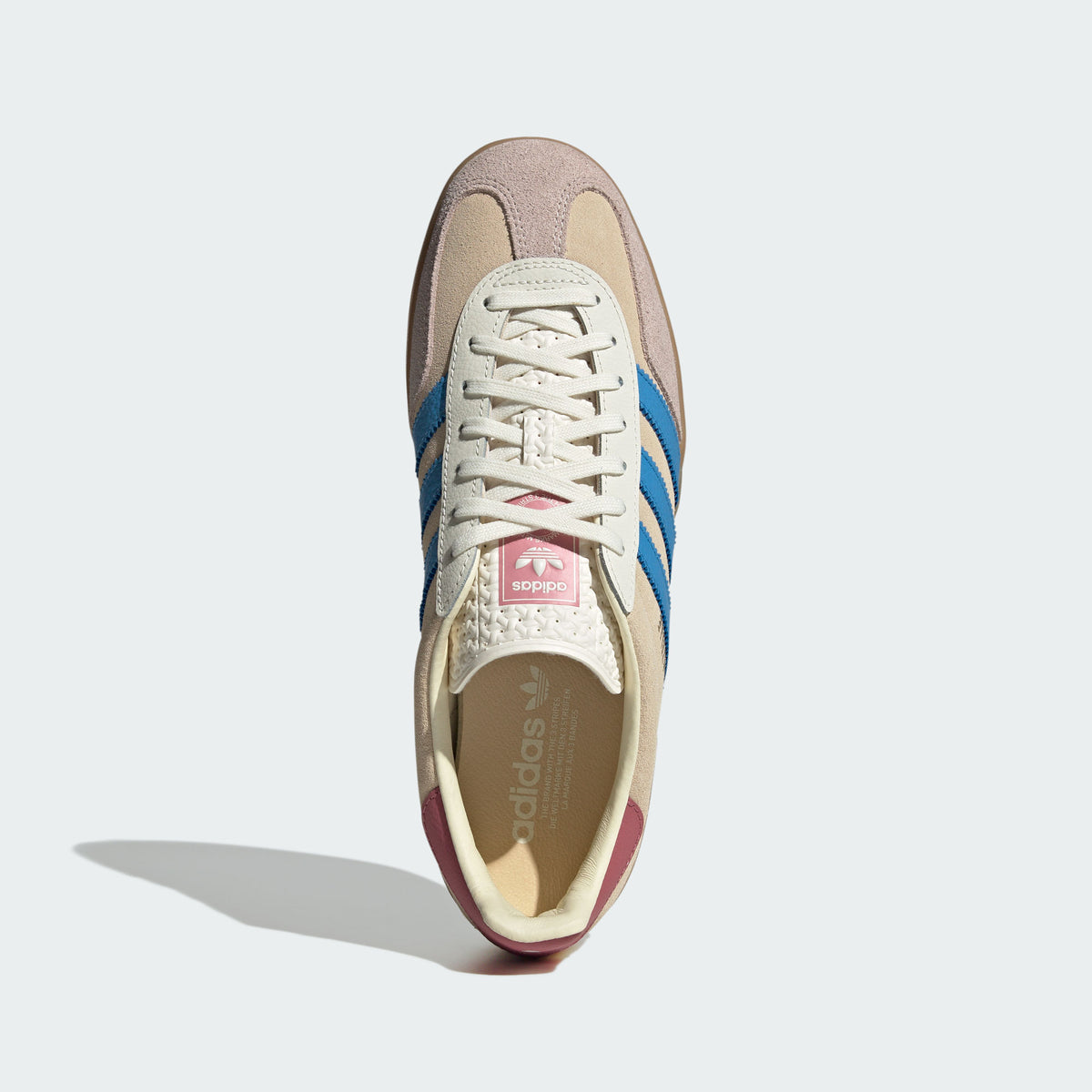 Adidas Gazelle Indoor Sneakers - Sand Strata / Pink White - view 3