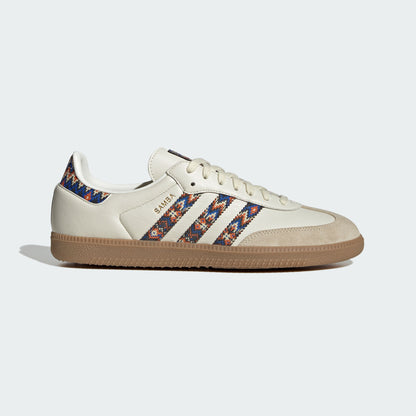 Adidas Samba OG Sneakers - Chalk White / Blue Bird / Textured Orange - view 1