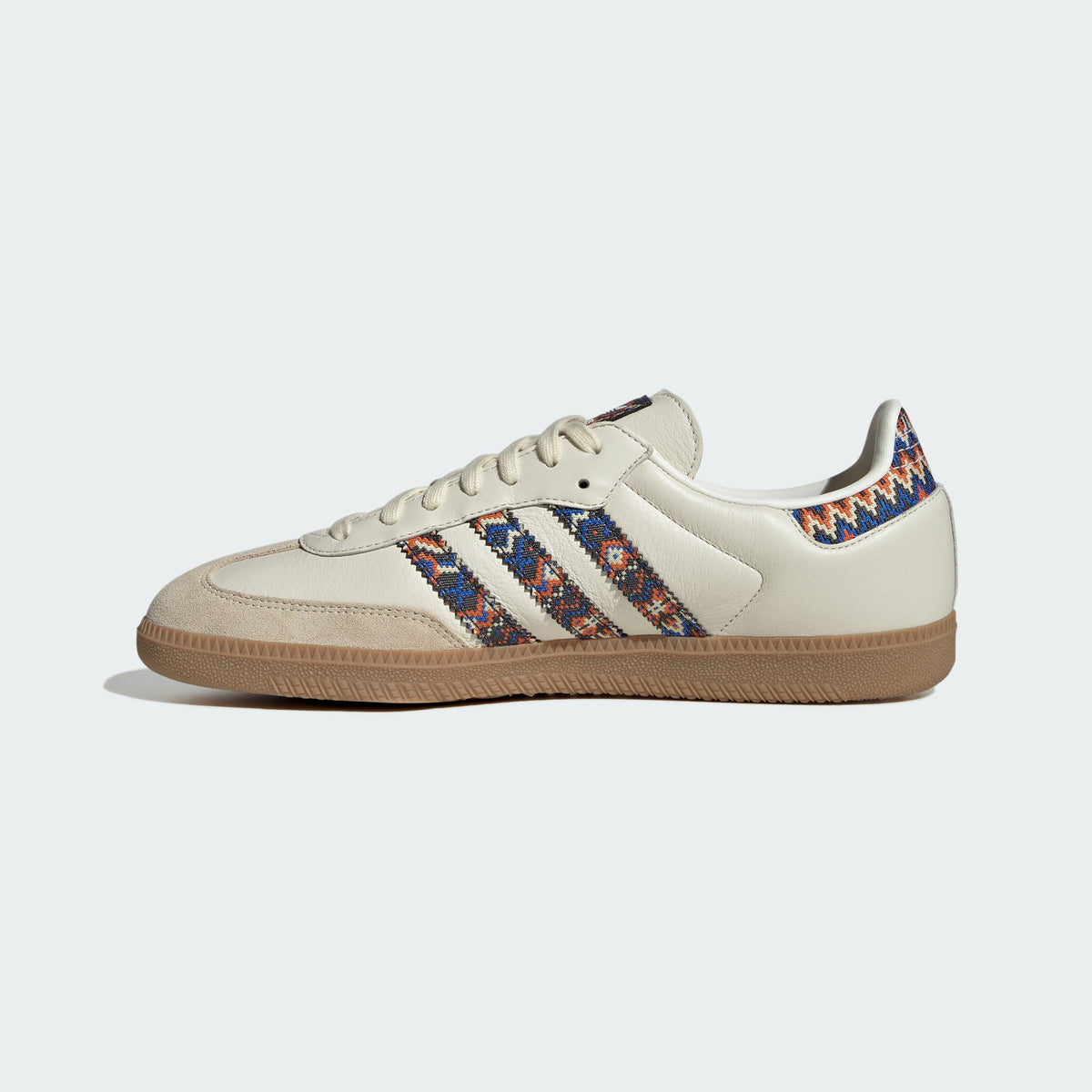 Adidas Samba OG Sneakers - Chalk White / Blue Bird / Textured Orange - view 2