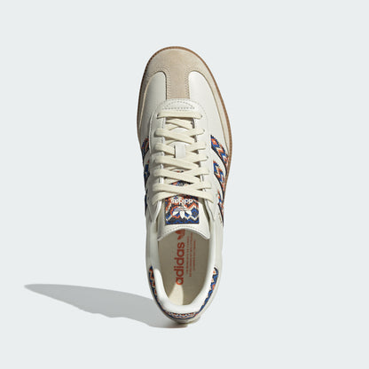 Adidas Samba OG Sneakers - Chalk White / Blue Bird / Textured Orange - view 3
