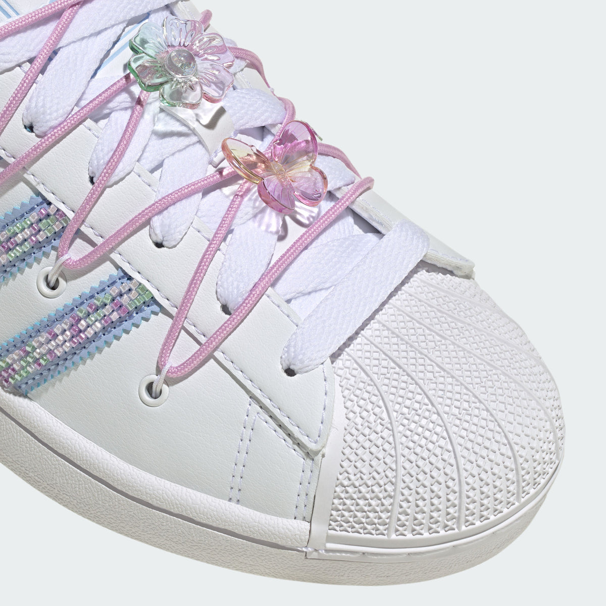 Adidas Superstar II W Sneakers - White / Pale Pink Blue / Soft Purple - view 8