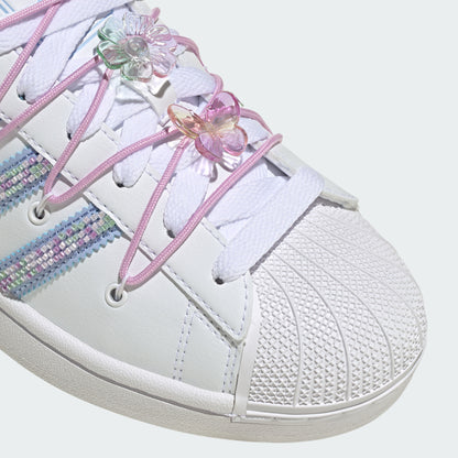 Adidas Superstar II W Sneakers - White / Pale Pink Blue / Soft Purple - view 8