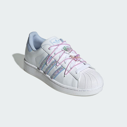 Adidas Superstar II W Sneakers - White / Pale Pink Blue / Soft Purple - view 5