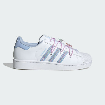 Adidas Superstar II W Sneakers - White / Pale Pink Blue / Soft Purple - view 1