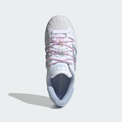 Adidas Superstar II W Sneakers - White / Pale Pink Blue / Soft Purple - view 3