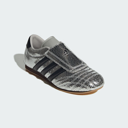 Adidas Taekwondo Sneakers - Silver Metallic / Black / Resin Yellow - view 8