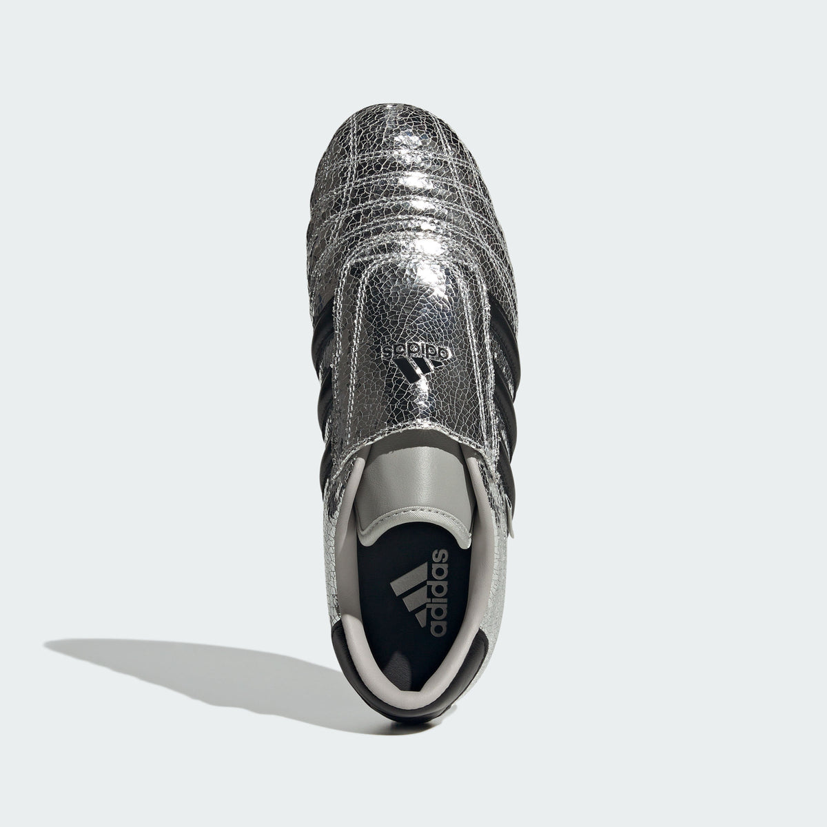 Adidas Taekwondo Sneakers - Silver Metallic / Black / Resin Yellow - view 6