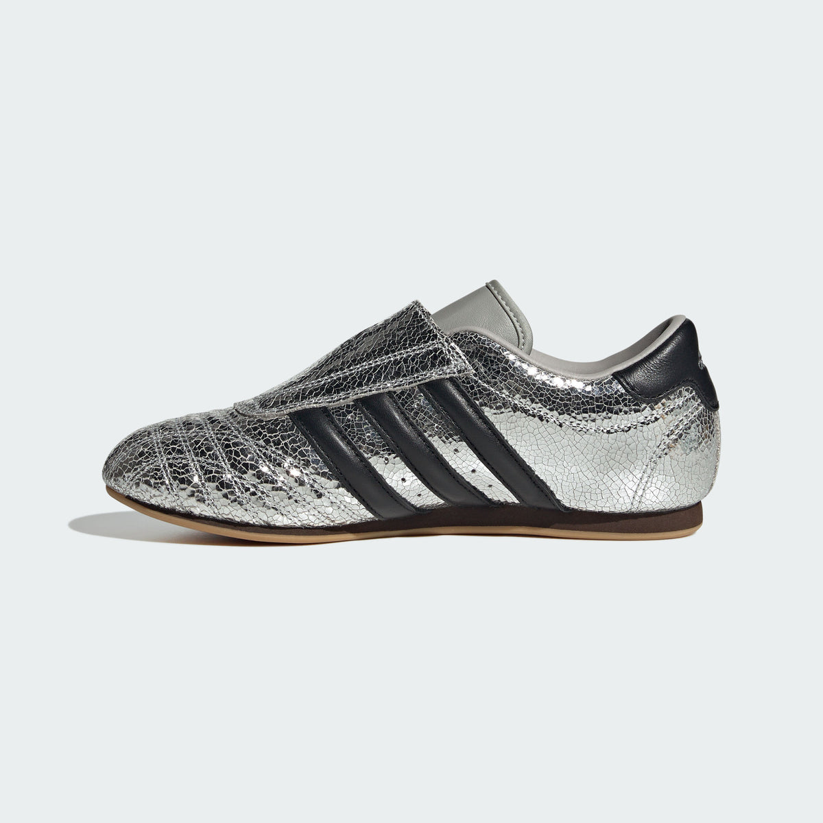 Adidas Taekwondo Sneakers - Silver Metallic / Black / Resin Yellow - view 5
