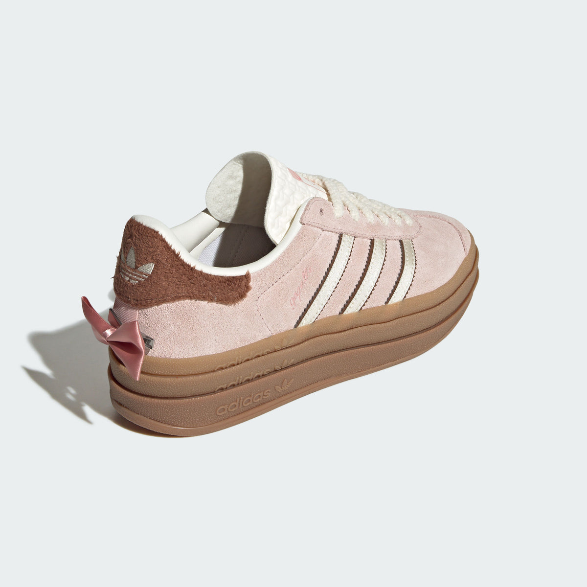 Adidas Gazelle BOLD W Sneakers - Light Pink / Chalk White / Soft Brown - view 6