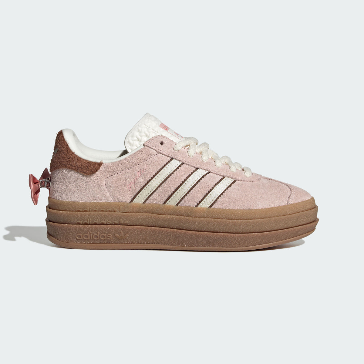 Adidas Gazelle BOLD W Sneakers - Light Pink / Chalk White / Soft Brown - view 1