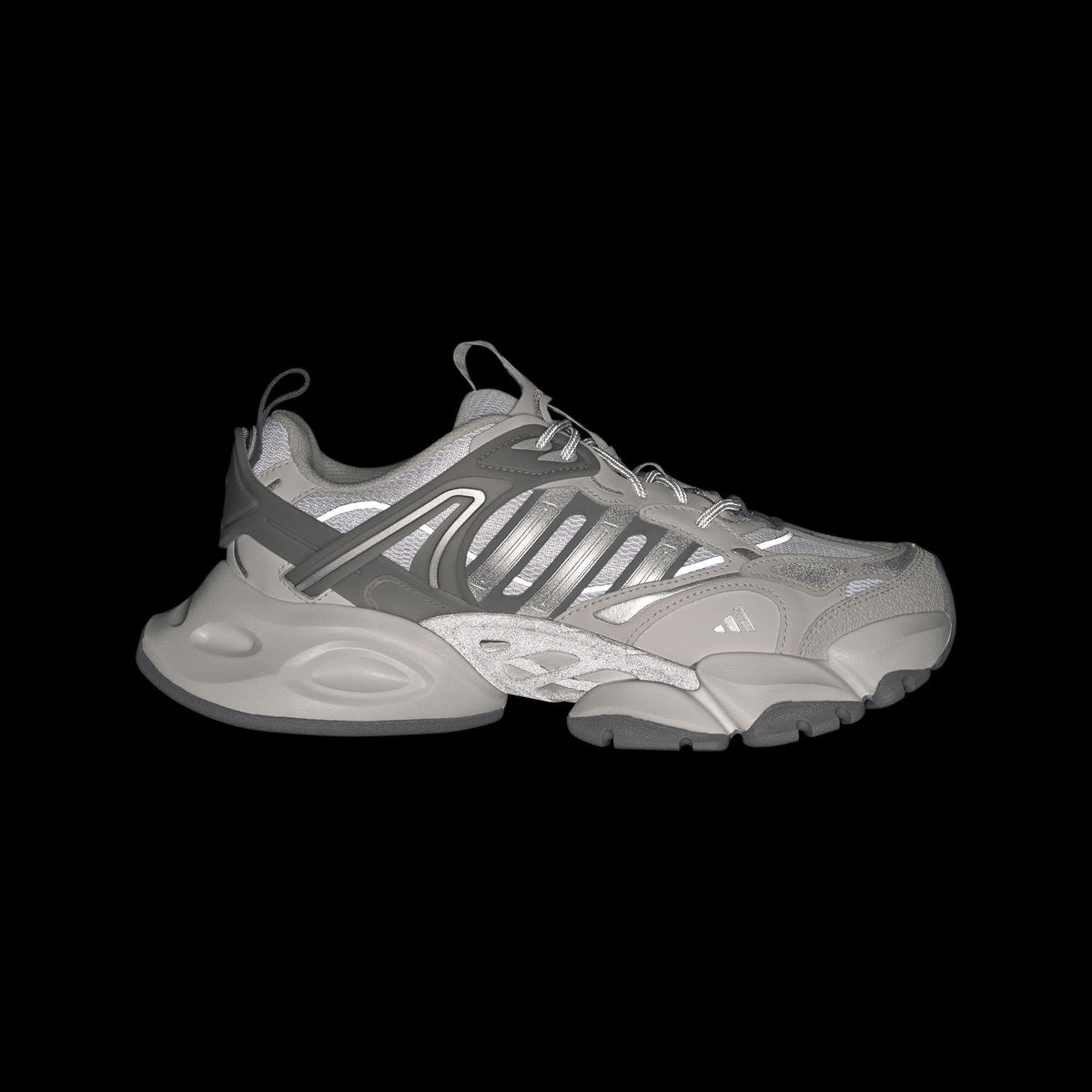 Adidas XLG Runner Deluxe Sneakers - Crystal White / Silver Metallic / Light Grey - view 6