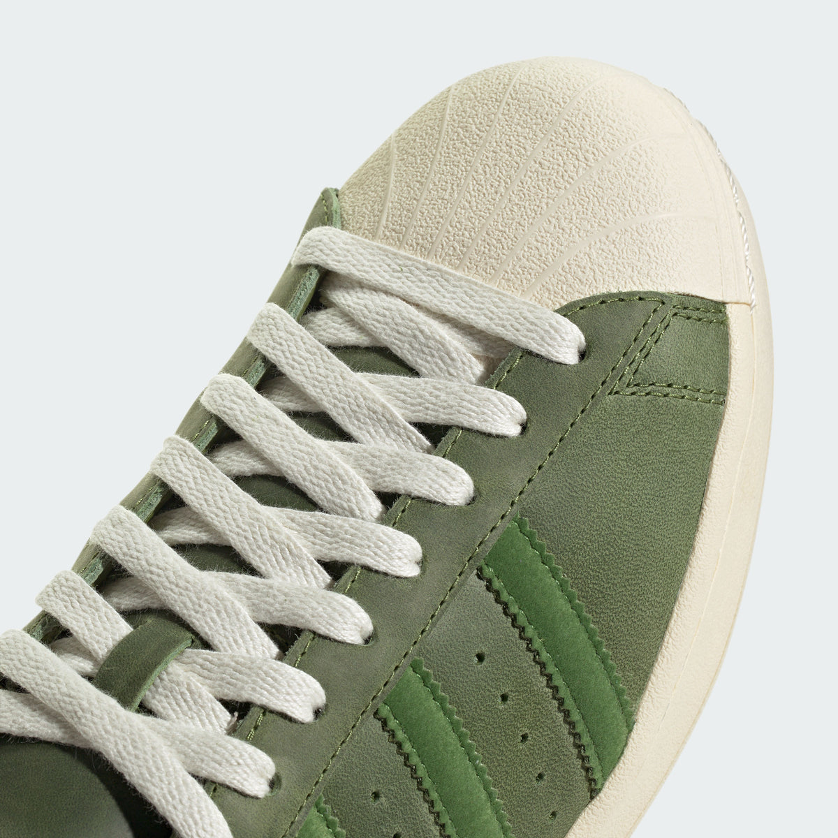 Adidas Superstar Vintage Sneakers - Green / Off White - view 7