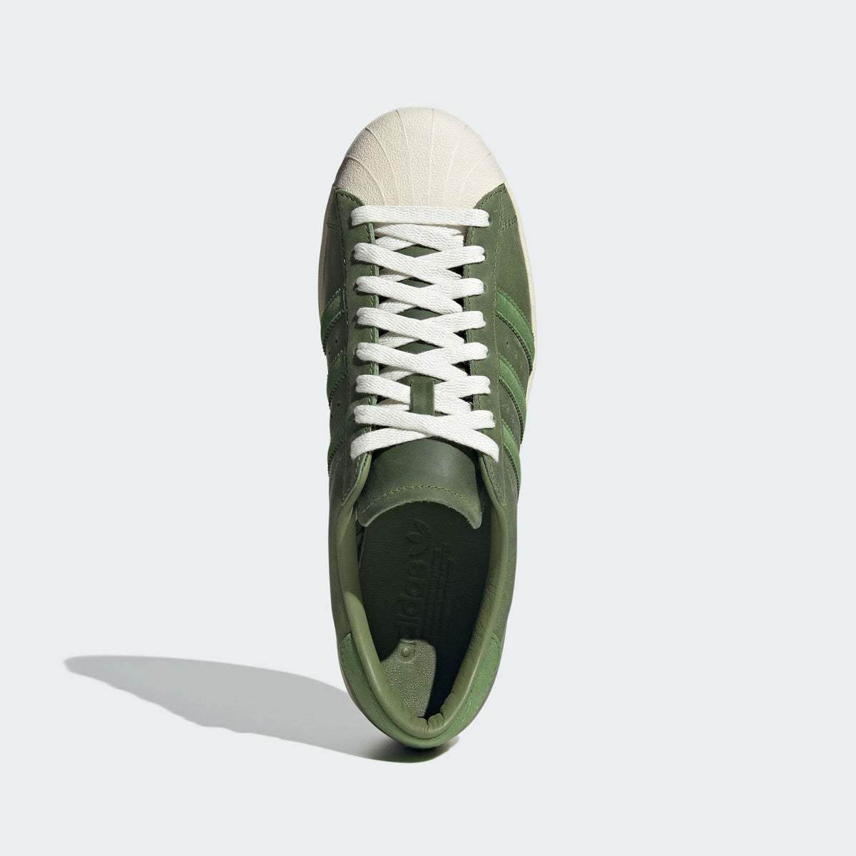 Adidas Superstar Vintage Sneakers - Green / Off White - view 3
