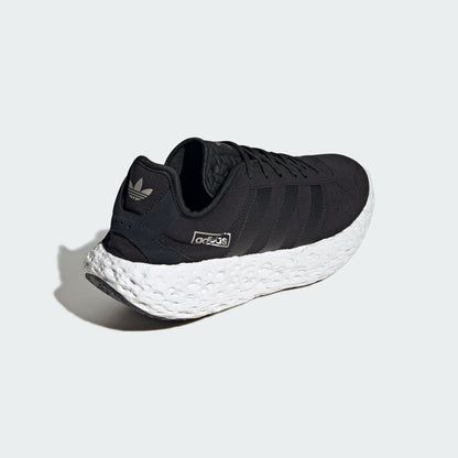 Adidas Zponge Sneakers - Grey / Dark Silver Metallic / Solar Red - view 6