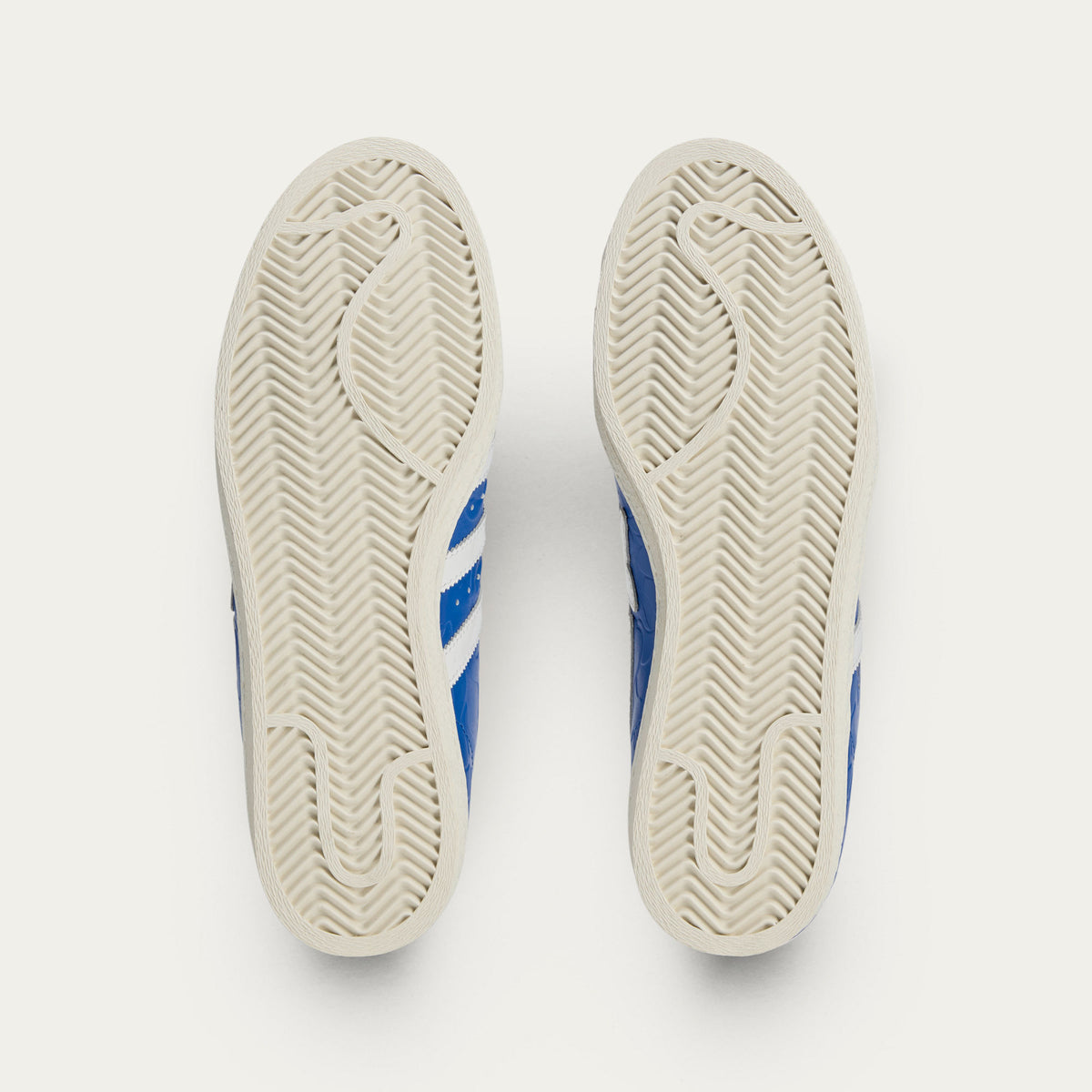 Adidas SSTR V BAPE Sneakers - Blue / White / Chalk White - view 8