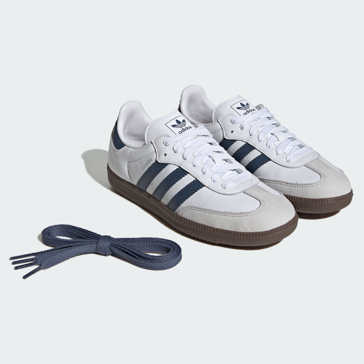Adidas Samba OG W Sneakers - White / Soft Ink Blue / Dash Grey - view 7