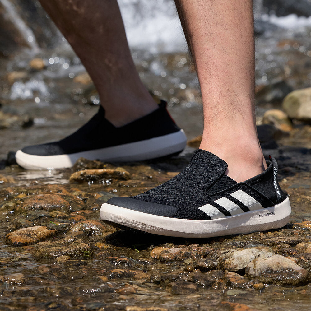 Adidas Terrex BOAT SLIP-ON Climacool Sneakers - Legend Ink / Pink White / Semi Impact Orange - view 1