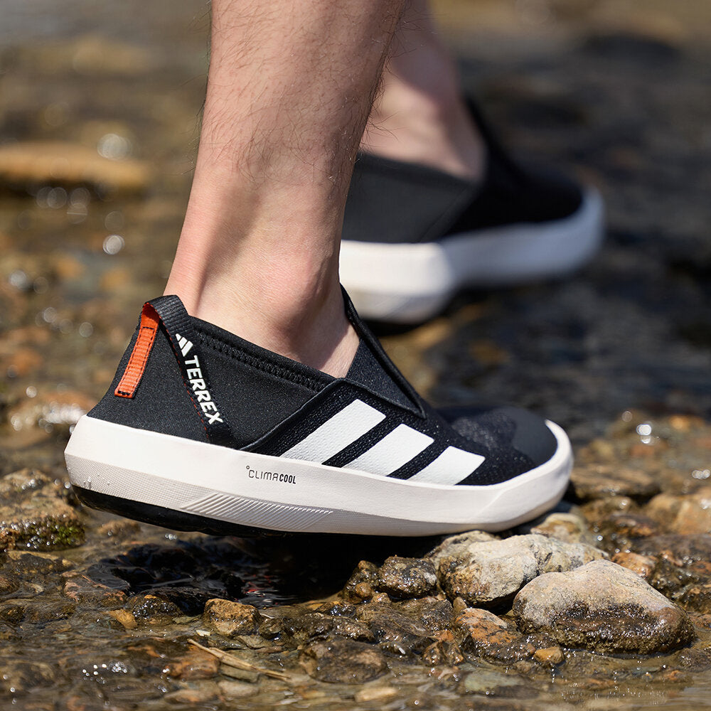 Adidas Terrex BOAT SLIP-ON Climacool Sneakers - Legend Ink / Pink White / Semi Impact Orange - view 2