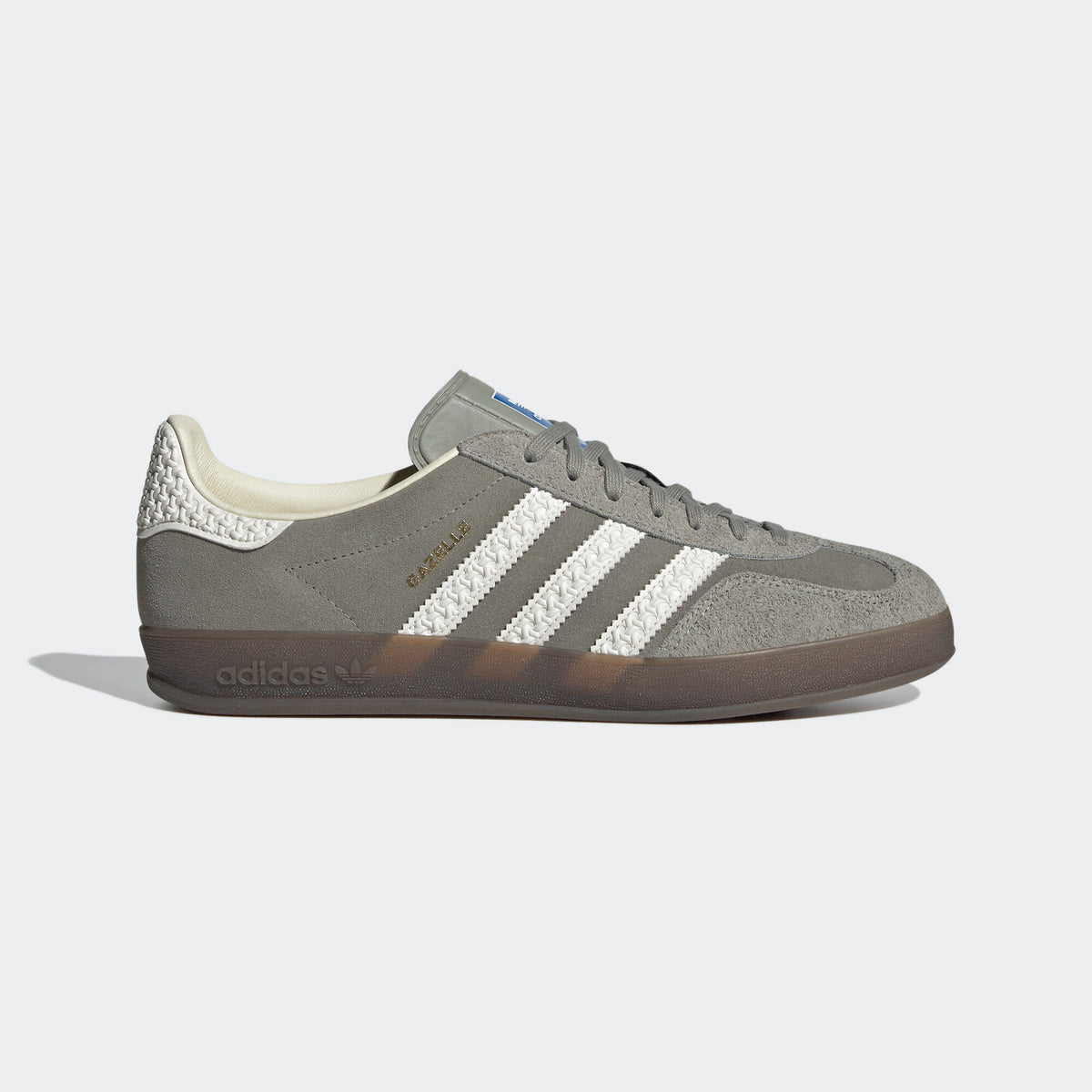 Adidas Gazelle Indoor Sneakers - Better Scarlet / Chalk White / Gold - view 3