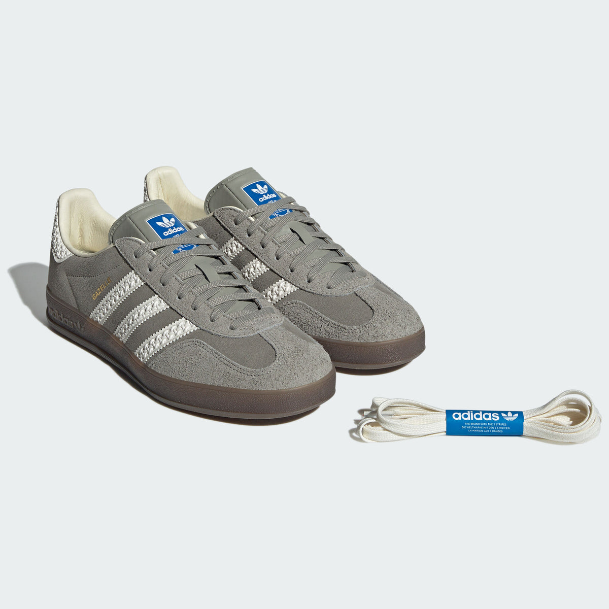 Adidas Gazelle Indoor Sneakers - Better Scarlet / Chalk White / Gold - view 4