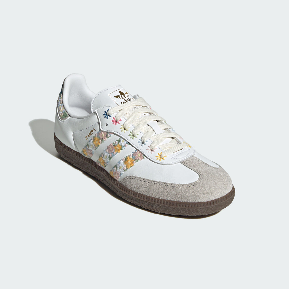 Adidas Samba OG Sneakers - White / Chalk White / Chrome Grey - view 5