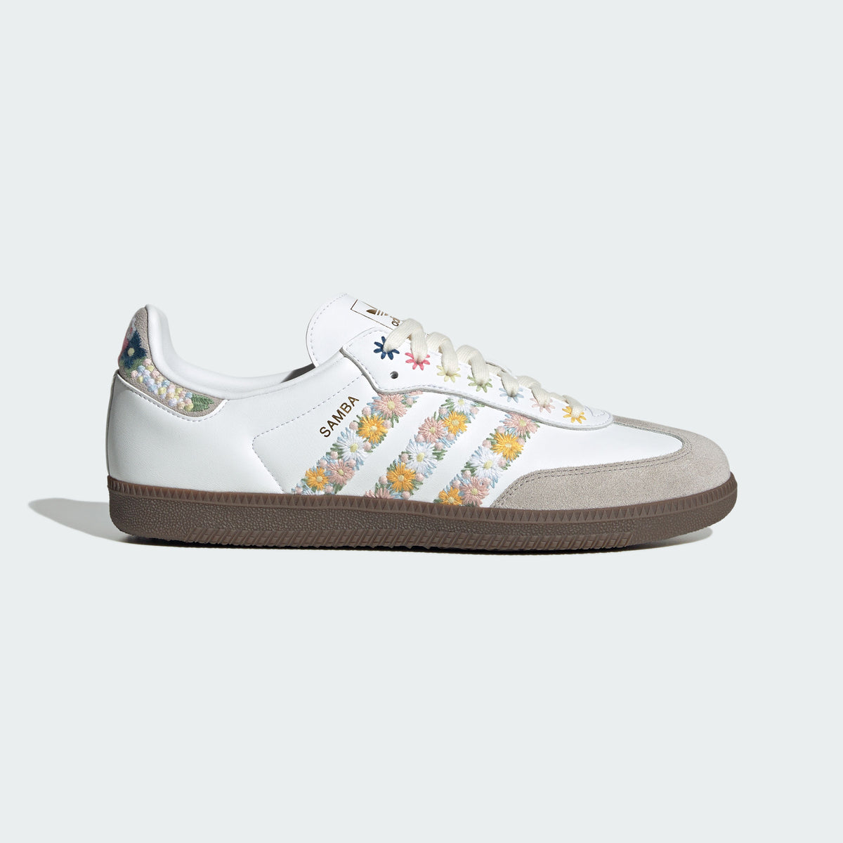 Adidas Samba OG Sneakers - White / Chalk White / Chrome Grey - view 1