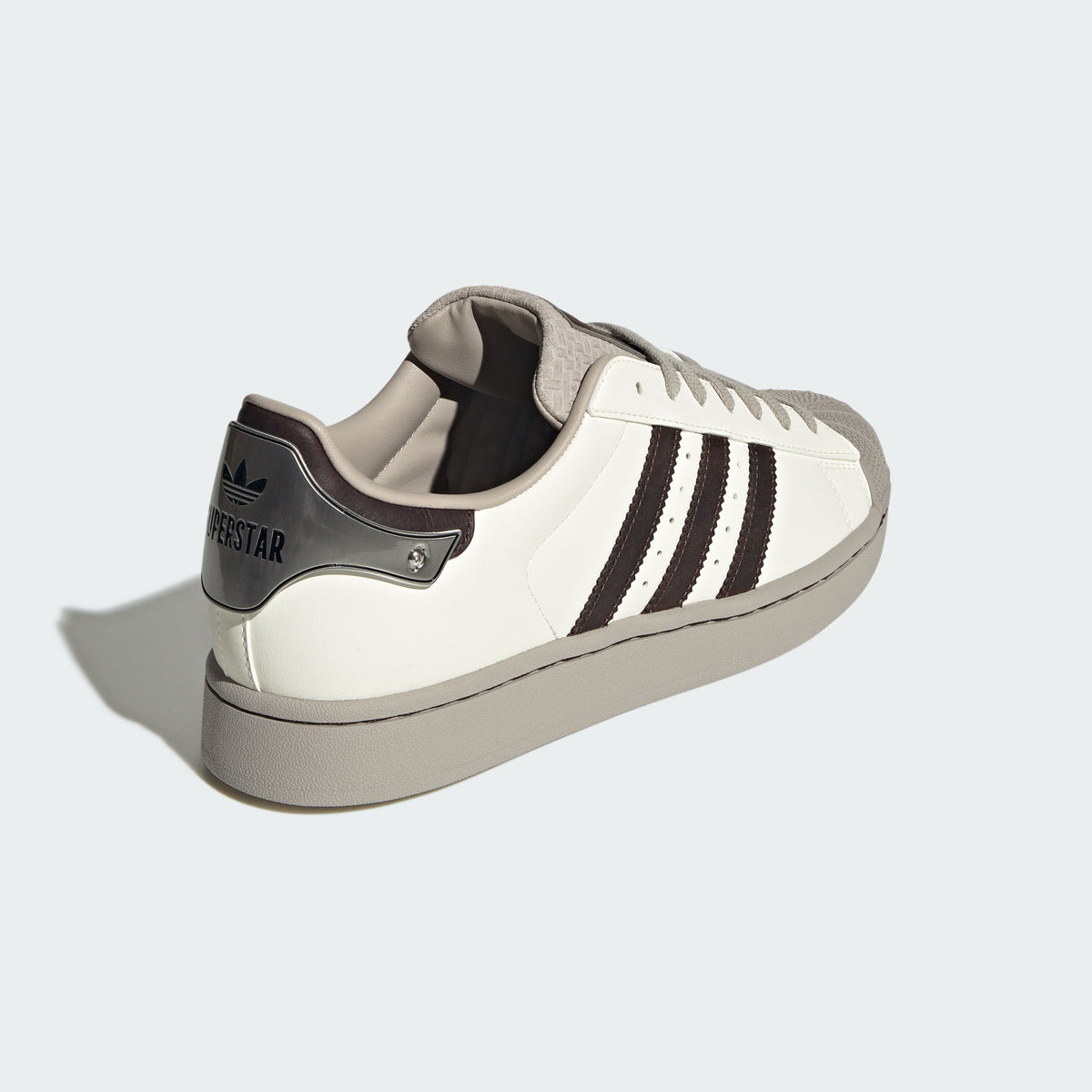 Adidas Superstar II Sneakers - Chalk White / Brown / Collegiate Silver Grey - view 6