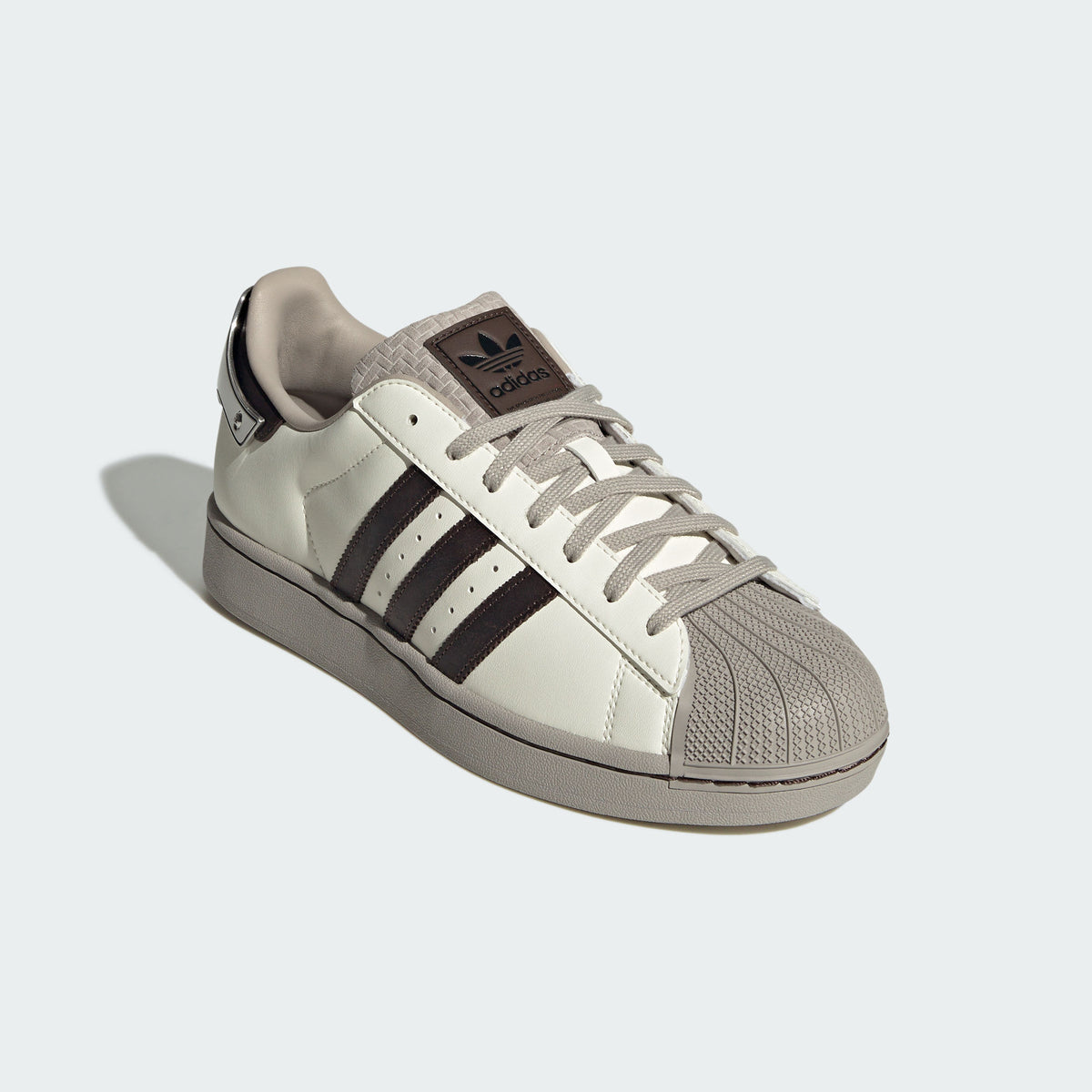 Adidas Superstar II Sneakers - Chalk White / Brown / Collegiate Silver Grey - view 5