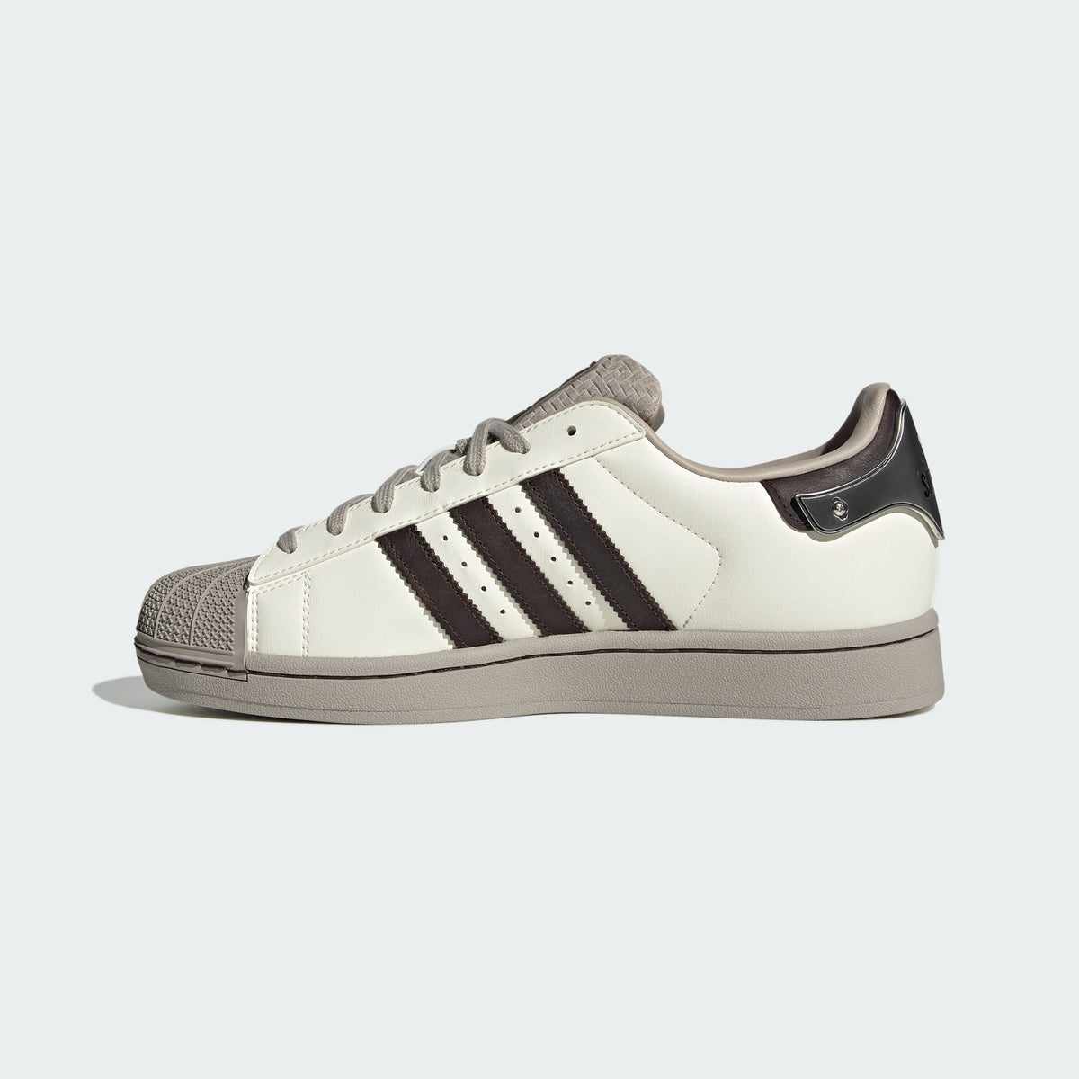 Adidas Superstar II Sneakers - Chalk White / Brown / Collegiate Silver Grey - view 2