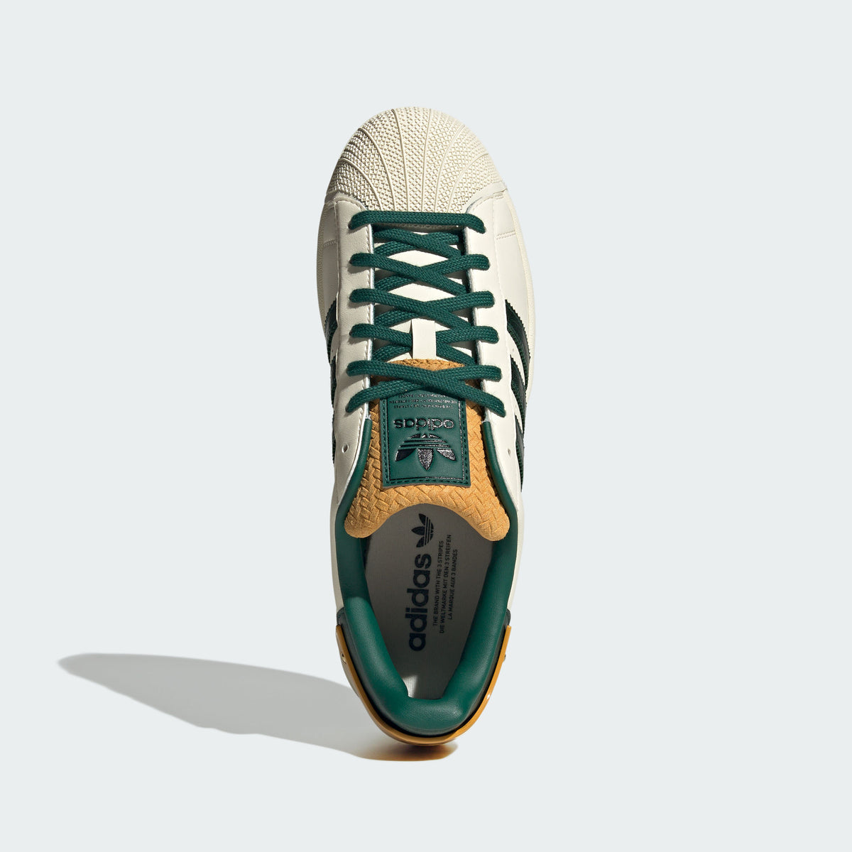 Adidas Superstar II Sneakers - Chalk White / Brown / Collegiate Silver Grey - view 3