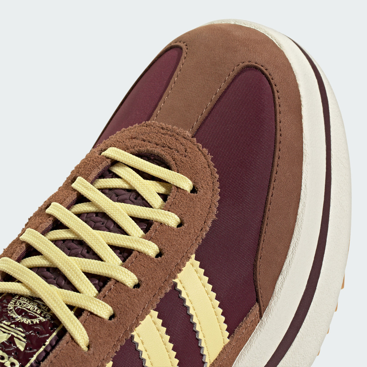 Adidas SL 72 Stack W Sneakers - Plum / Yellow / Soft Brown - view 7