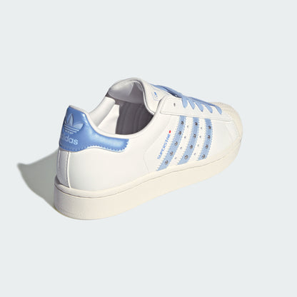 Adidas Superstar II W Sneakers - White / Pale Blue - view 6