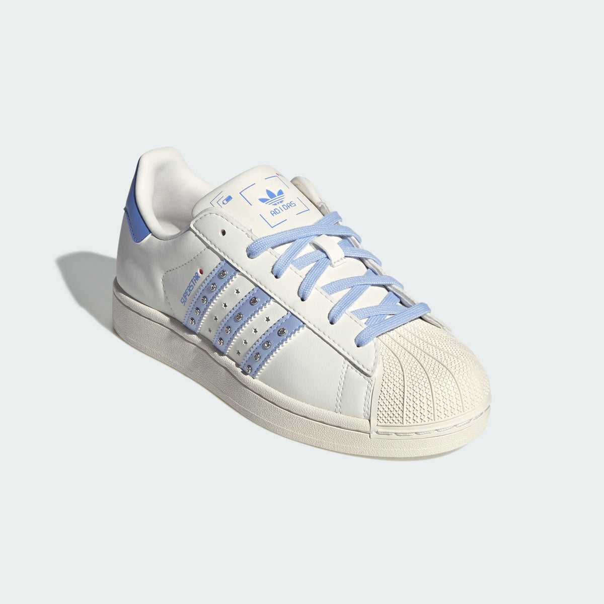 Adidas Superstar II W Sneakers - White / Pale Blue - view 5