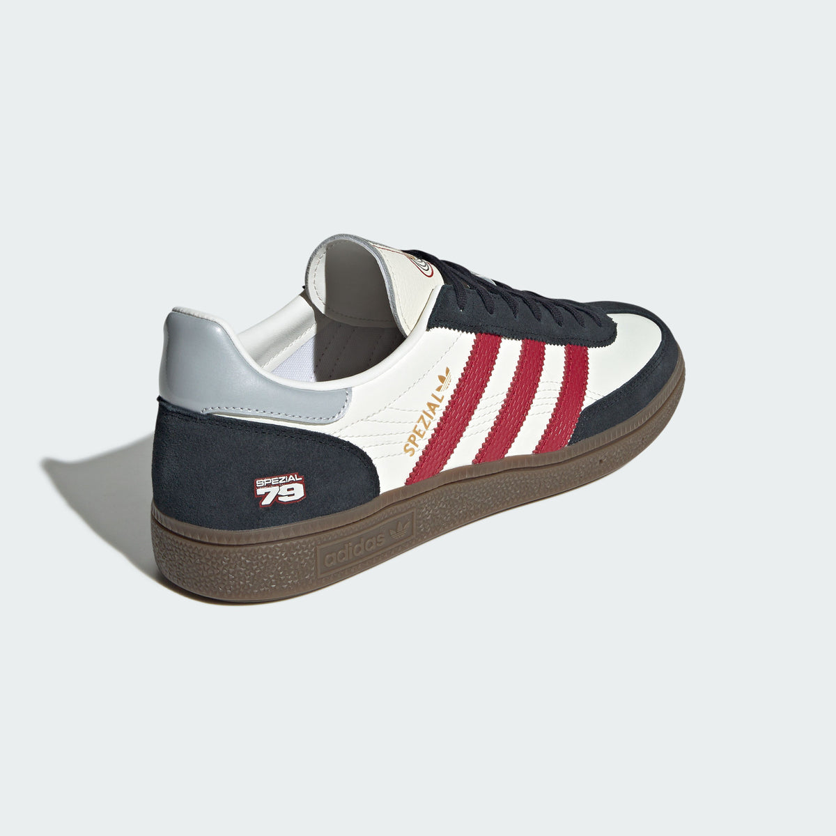 Adidas Handball Spezial Sneakers - Chalk White / Victory Red / Black - view 6